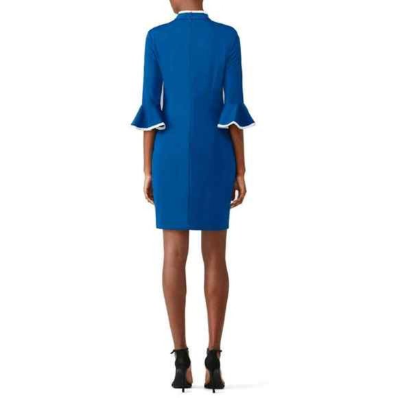 Alexia Admor Tipped Mock Neck Dress Size L - Picture 3 of 14